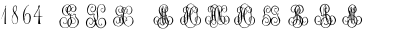 1864 GLC Monogram GH
